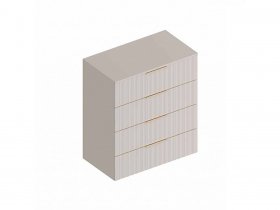 Комод с 4 ящ. «Тефия» (тефия/софт сантьяго) в Вьюнах - vyuny.mebel-nsk.ru | фото