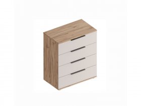 Комод с ящиками Сицилия (дуб альпийский/тефия) в Вьюнах - vyuny.mebel-nsk.ru | фото