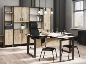 Комплект Гермес лофт (дуб крафт серый) в Вьюнах - vyuny.mebel-nsk.ru | фото