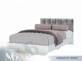 Кровать 1,2м Мемори КР-09 в Вьюнах - vyuny.mebel-nsk.ru | фото