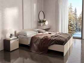 Кровать двухспальная 1,6м Гиза в Вьюнах - vyuny.mebel-nsk.ru | фото