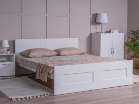 Кровать двуспальная 1,6м Сириус в Вьюнах - vyuny.mebel-nsk.ru | фото
