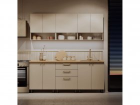 Кухонный гарнитур Орма 2,0м в Вьюнах - vyuny.mebel-nsk.ru | фото