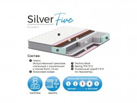 Матрас Silver Five в Вьюнах - vyuny.mebel-nsk.ru | фото