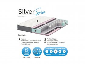 Матрас Silver Six в Вьюнах - vyuny.mebel-nsk.ru | фото