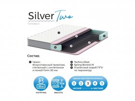Матрас Silver Two в Вьюнах - vyuny.mebel-nsk.ru | фото