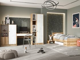 Модульная детская Киви в Вьюнах - vyuny.mebel-nsk.ru | фото