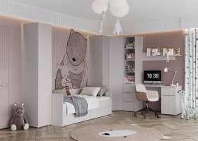 Модульная детская «Тефия» (тефия/софт сантьяго) в Вьюнах - vyuny.mebel-nsk.ru | фото