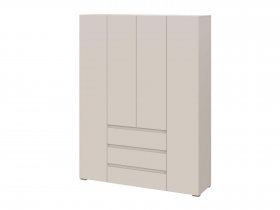Шкаф четырехстворчатый с ящиками Люмо ШК-05 в Вьюнах - vyuny.mebel-nsk.ru | фото