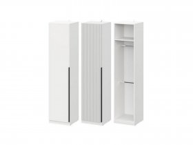 Шкаф ШК-50 Эккервуд (белый) в Вьюнах - vyuny.mebel-nsk.ru | фото