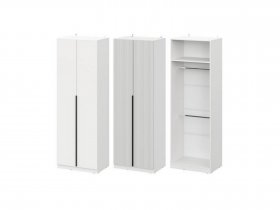 Шкаф ШК-75 Эккервуд (белый) в Вьюнах - vyuny.mebel-nsk.ru | фото