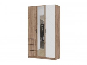 Шкаф трехстворчатый 1200 ШК-03 Орегон в Вьюнах - vyuny.mebel-nsk.ru | фото