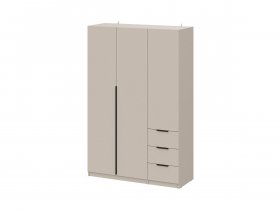 Шкаф трехстворчатый с ящиками ШК-22 (меланж) в Вьюнах - vyuny.mebel-nsk.ru | фото