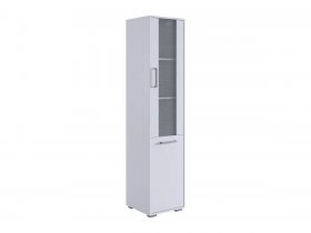 Стеллаж Лайт-2 (белый/белый) в Вьюнах - vyuny.mebel-nsk.ru | фото