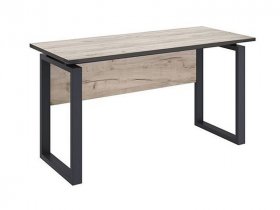 Стол офисный Ст077.0_140 Гермес лофт (дуб крафт серый) в Вьюнах - vyuny.mebel-nsk.ru | фото